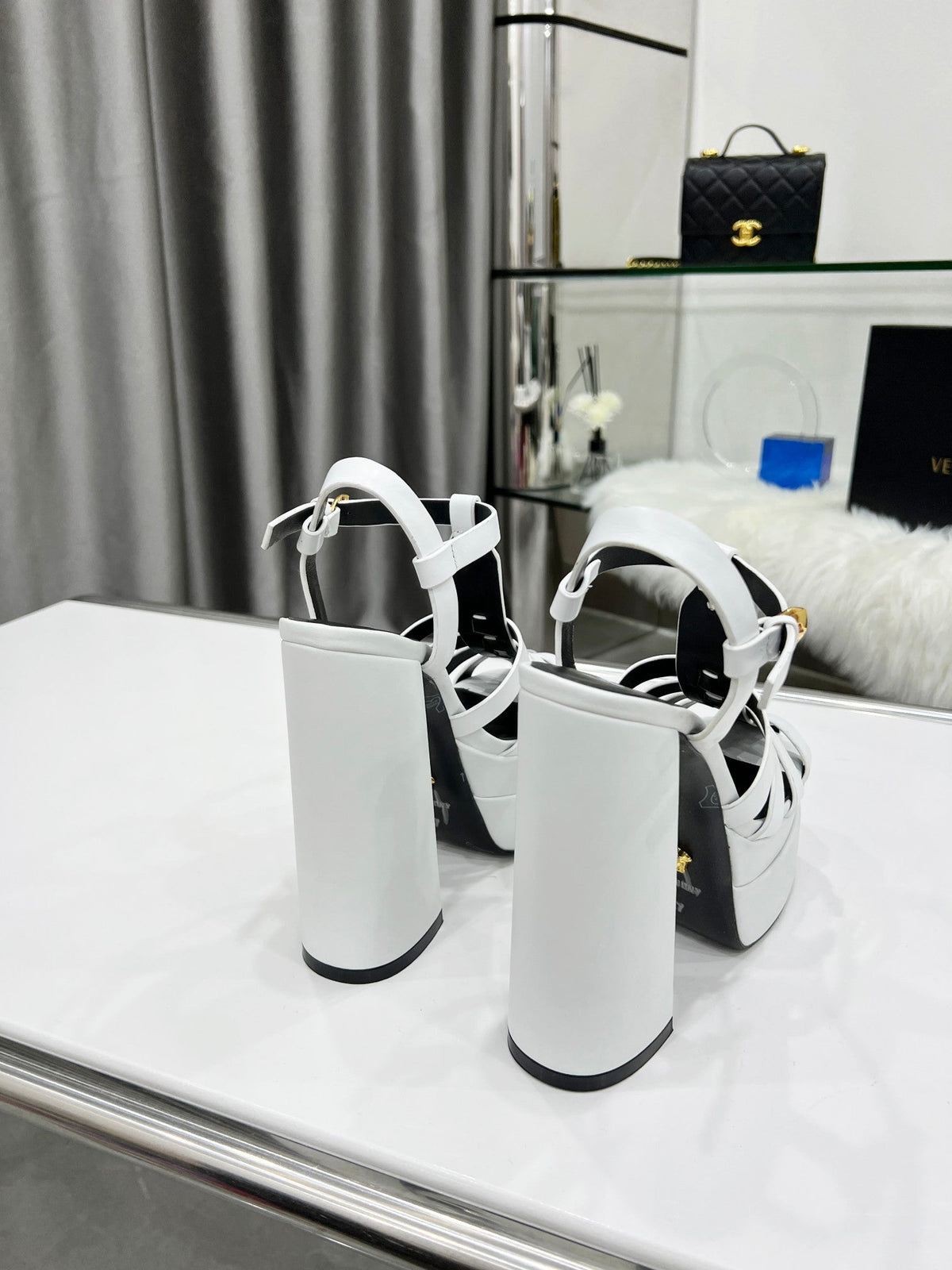 Versace La Medusa Platform Sandals