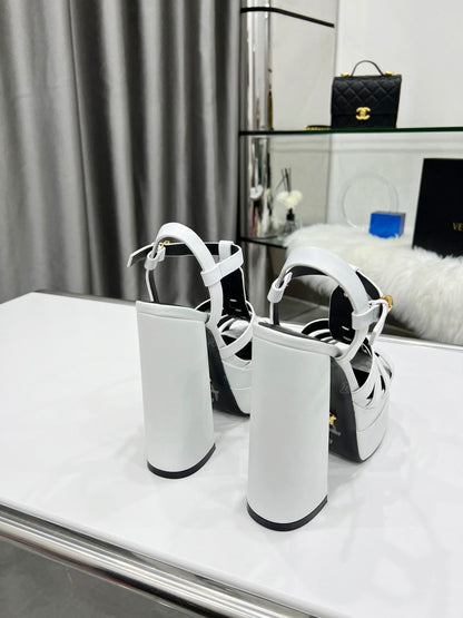Versace La Medusa Platform Sandals