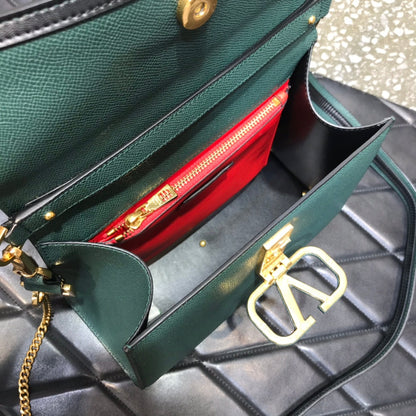 Valentino Small Vsling Grainy Calfskin   Bag