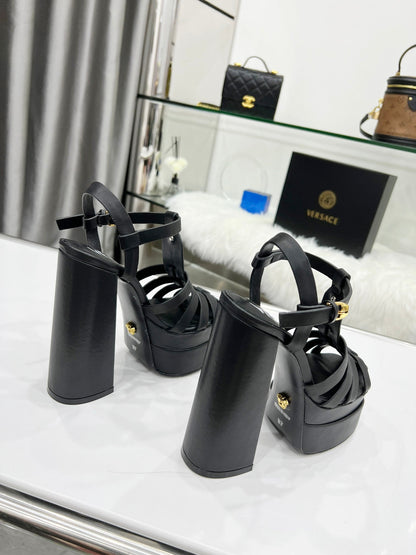 Versace La Medusa Platform Sandals