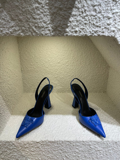 Versace La Medusa Slingback Pumps