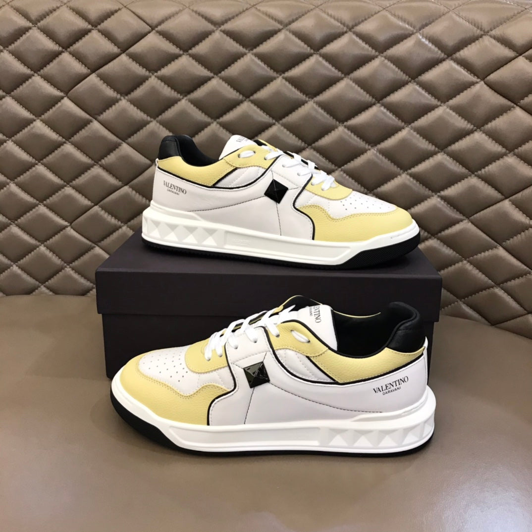 Valentino One Stud Nappa Sneakers