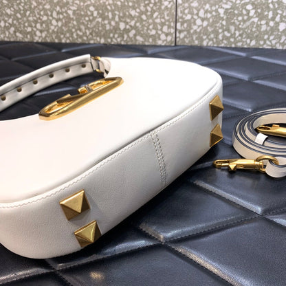 Valentino Stud Sign Hobo Bag