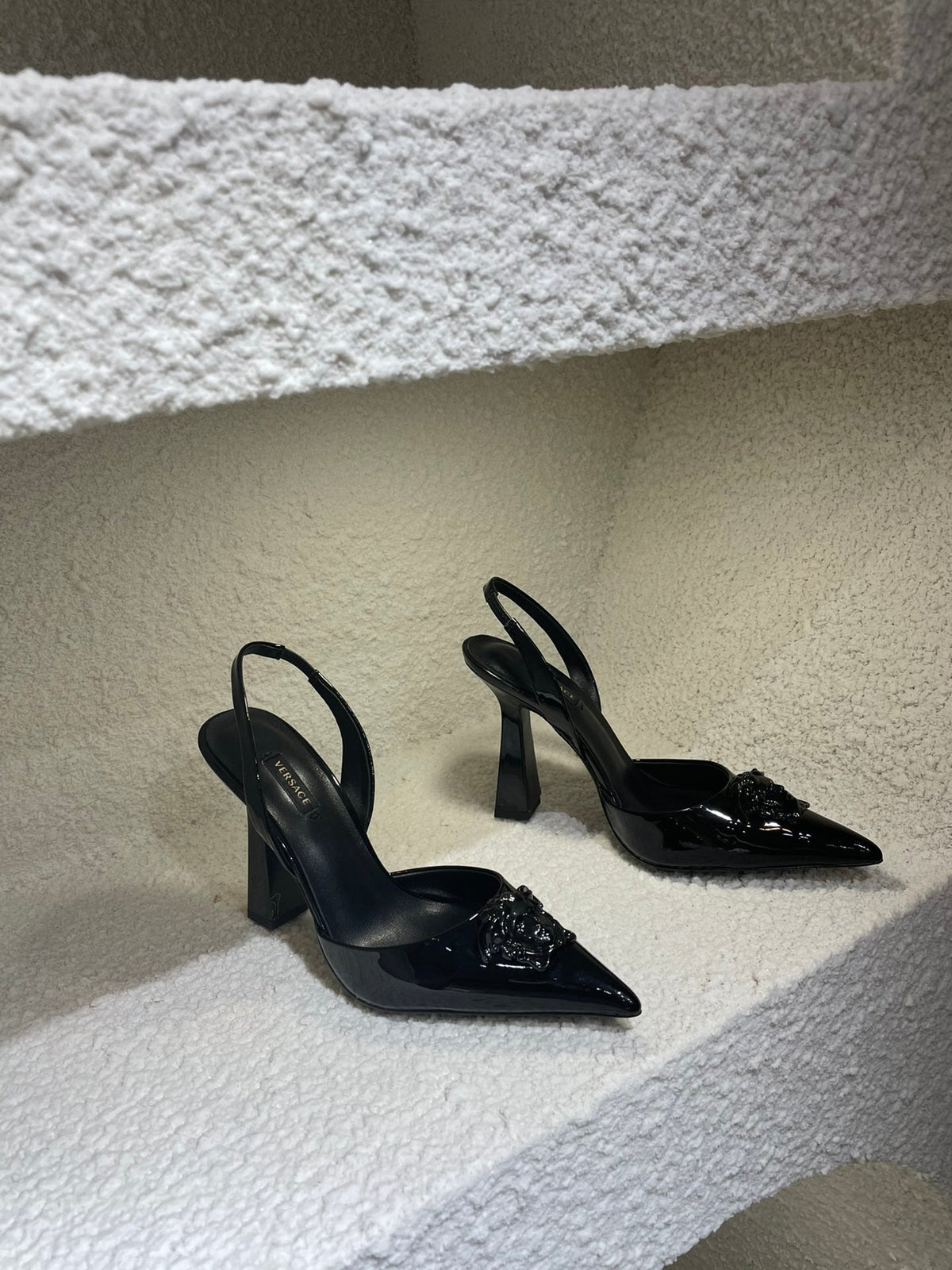 Versace La Medusa Slingback Pumps