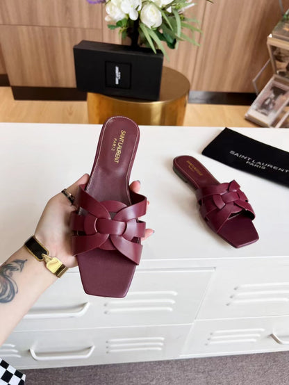 YSL Tribute Flat Mule