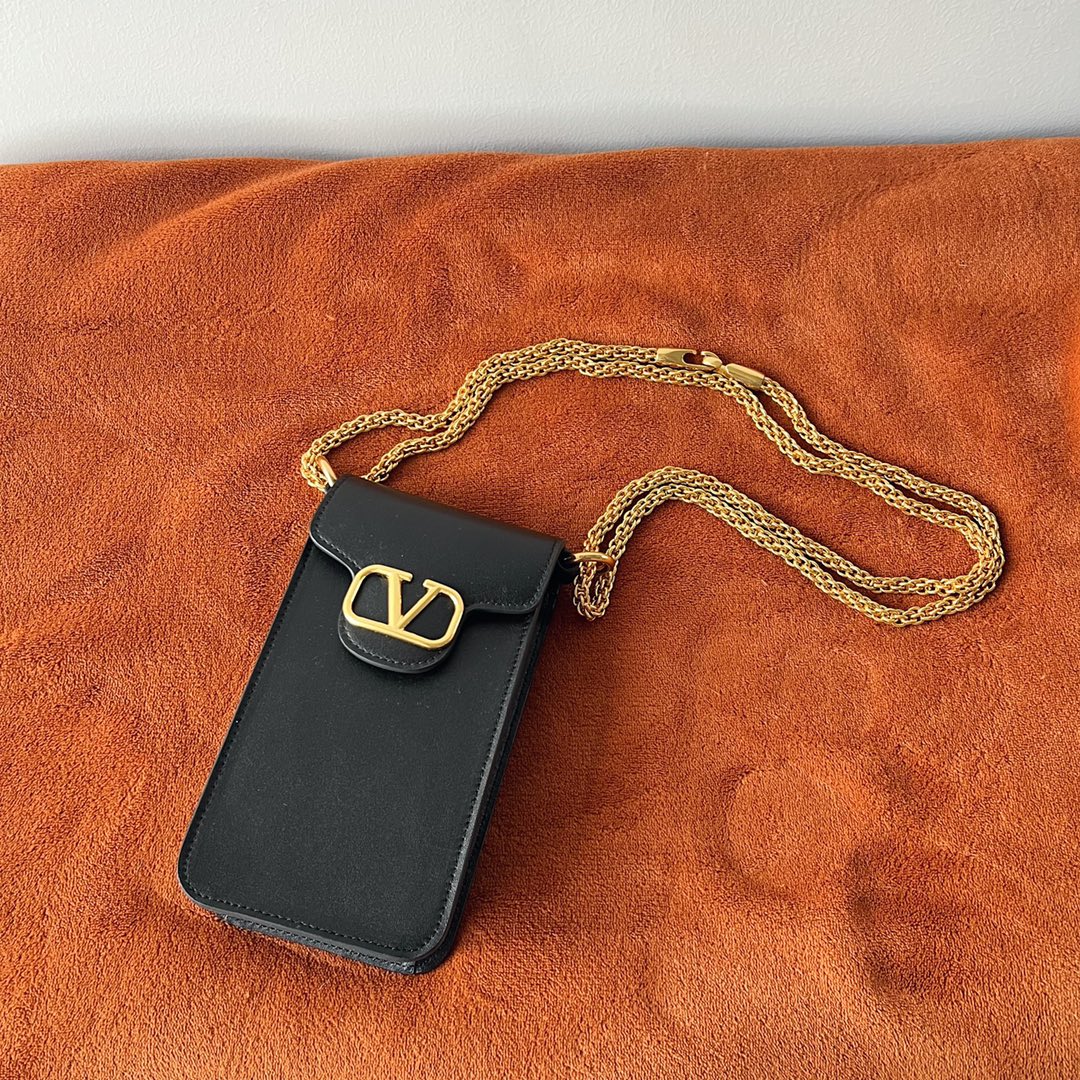Valentino Garavani Loco Phone Case With Chain