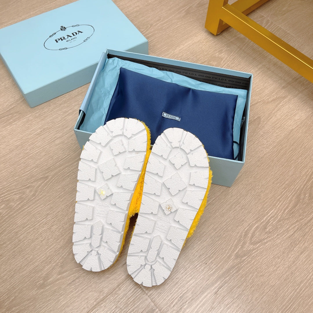 Prada Terry Cloth Slides