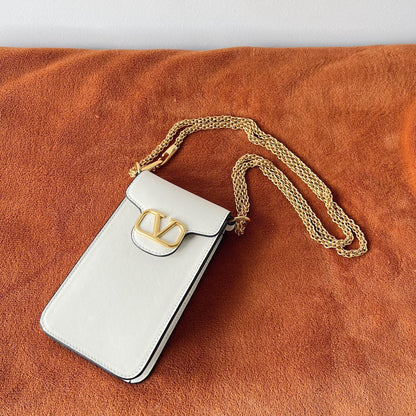 Valentino Garavani Loco Phone Case With Chain