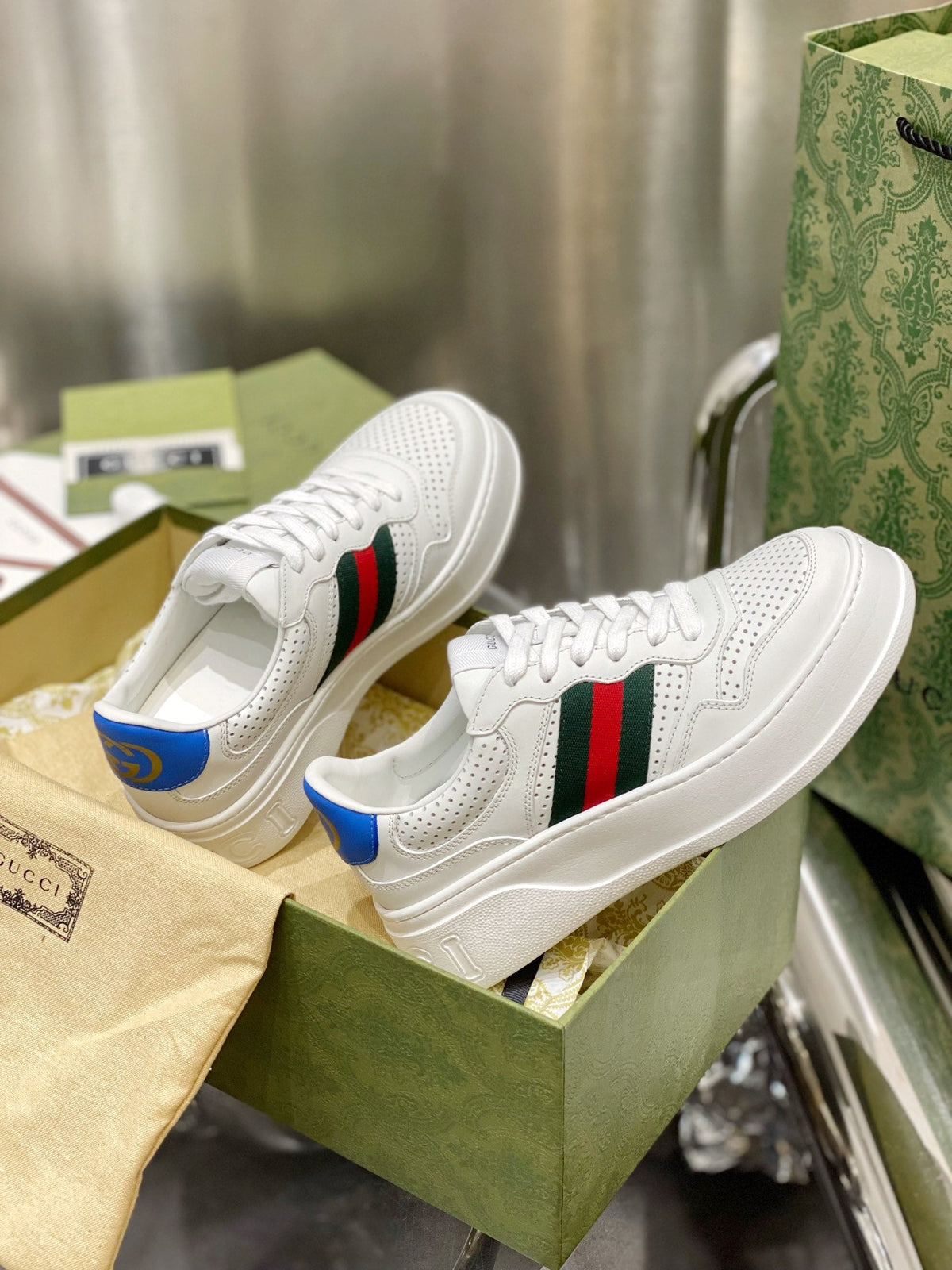 Gucci  Sneakers With Web
