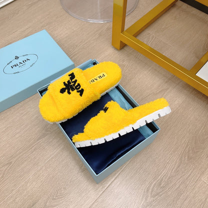 Prada Terry Cloth Slides