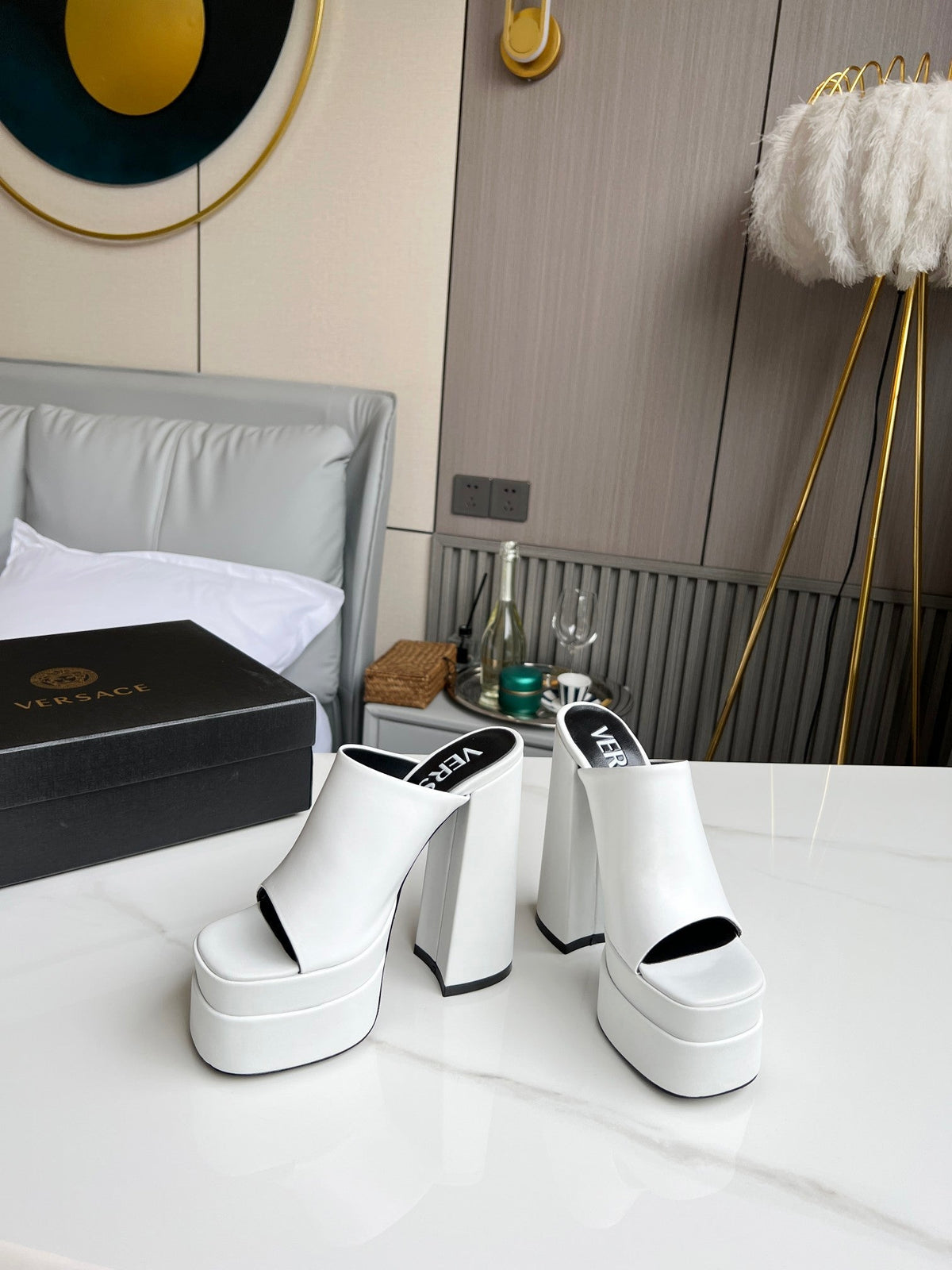 Versace  Platform Mule