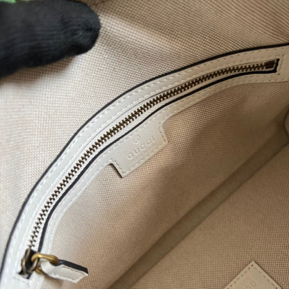 Gucci Small Canvas Top Handle Bag with Double G