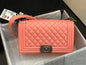 Chanel Calfskin Quilted Medium Boy Flap