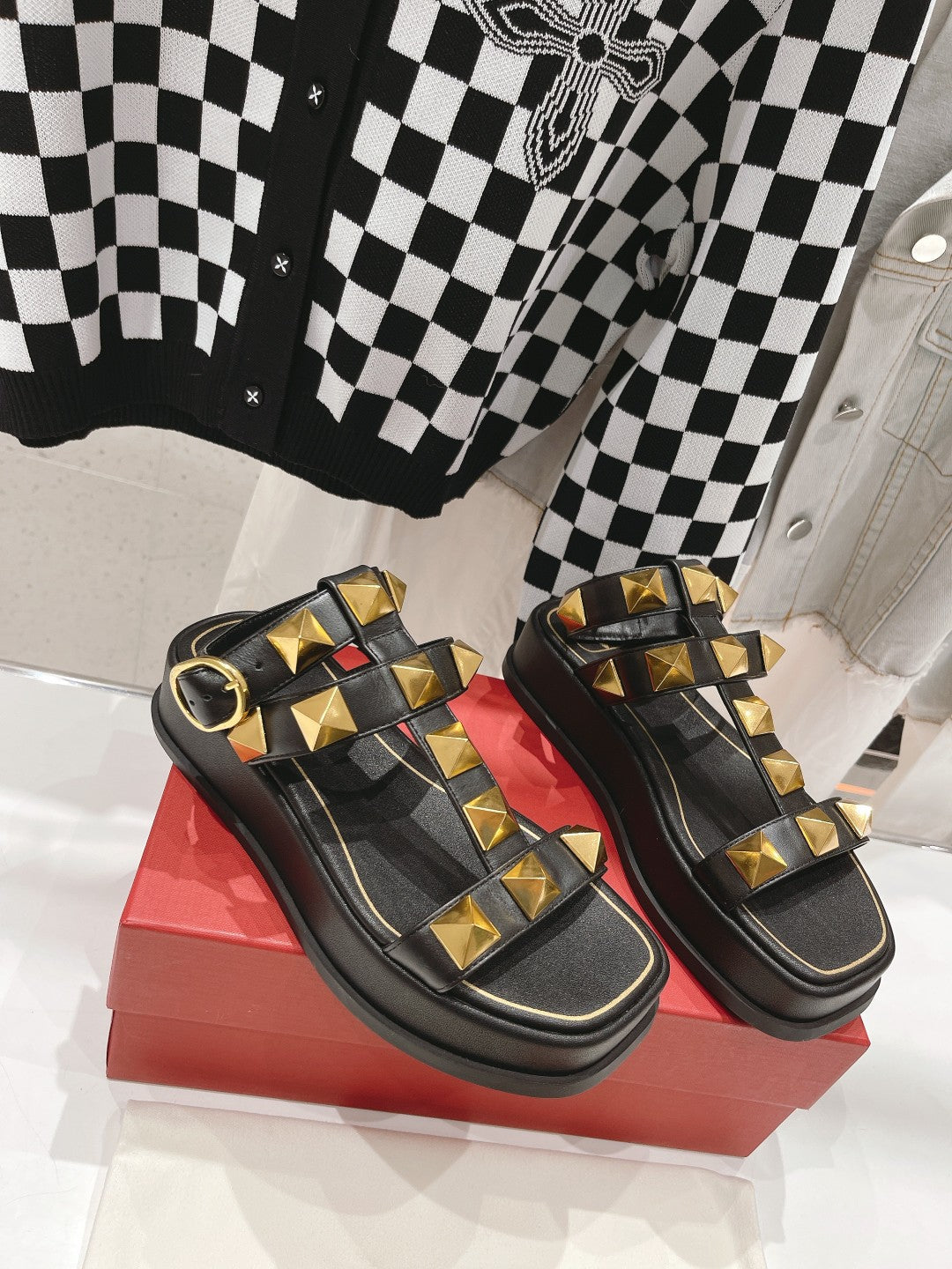 Valentino Roman Stud Sandals