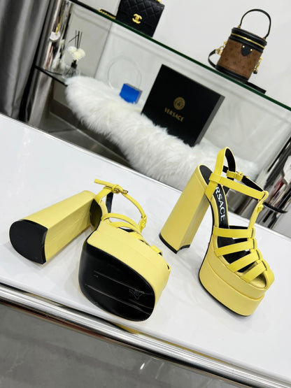 Versace La Medusa Platform Sandals