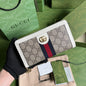 Gucci Ophidia Zip Around Wallet with Web