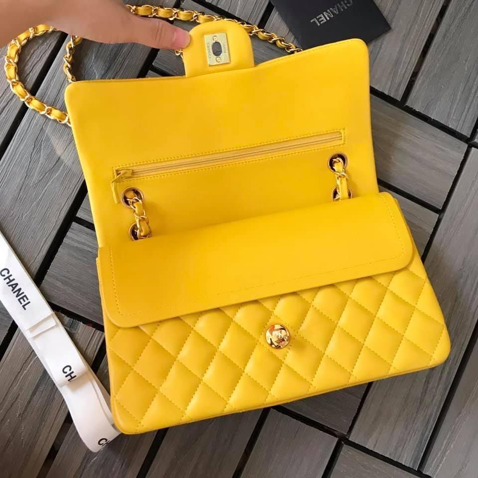 Chanel Caivar Double Flap Bag