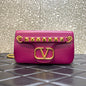 Valentino Stud Sign Nappa Shoulder  Bag