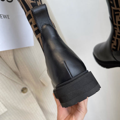 Fendi Rockoko High Boots