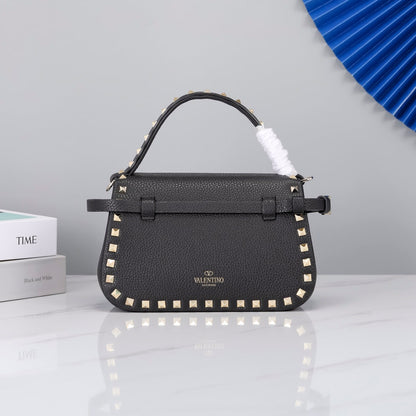 Valentino Garavani Small Rockstud  Grainy Calfskin Bag