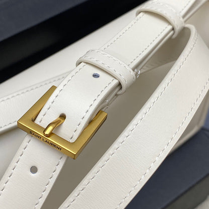 YSL Solferino Medium Satchel In Box Leather