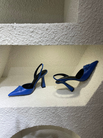 Versace La Medusa Slingback Pumps