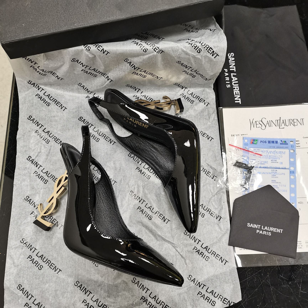 YSL Opyum Slingback Pumps