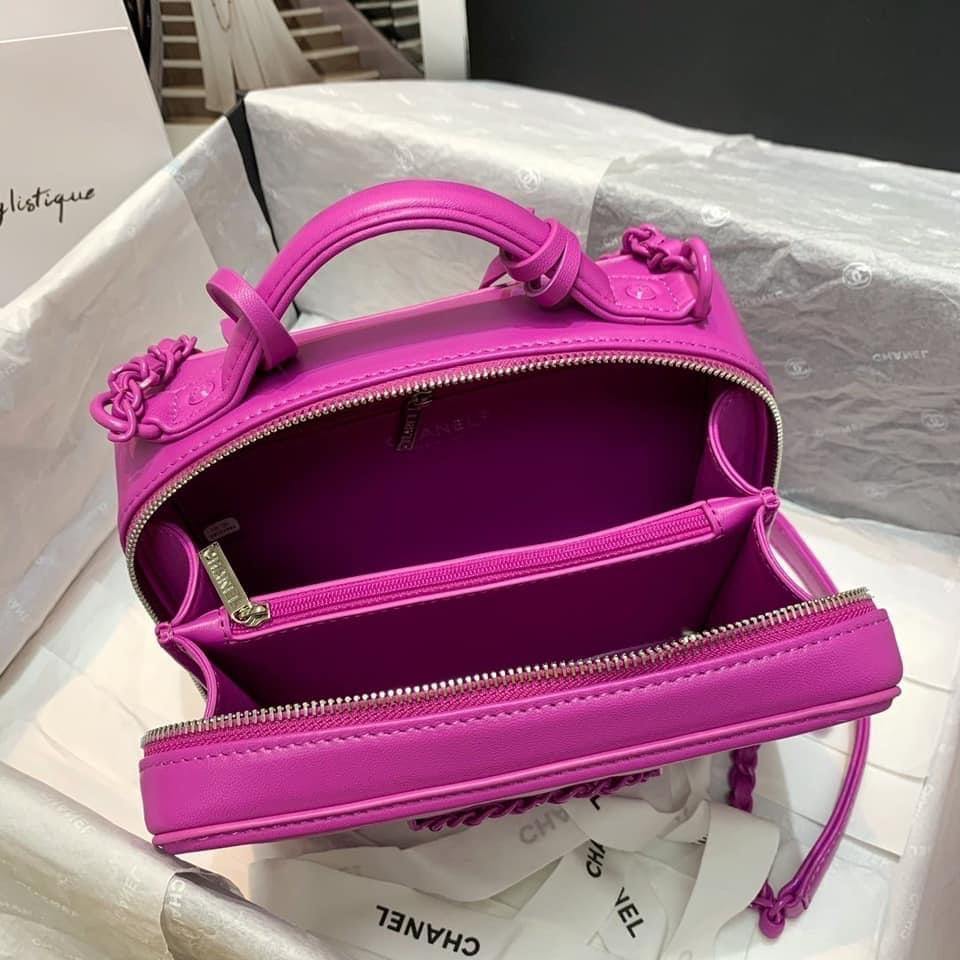 Chanel Caivar Filigree Vanity  Bag