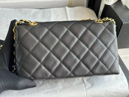 Chanel Front Logo Flap Bag