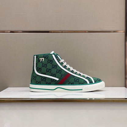 Gucci Tennis 1977 GG Multicolor High Top Sneakers