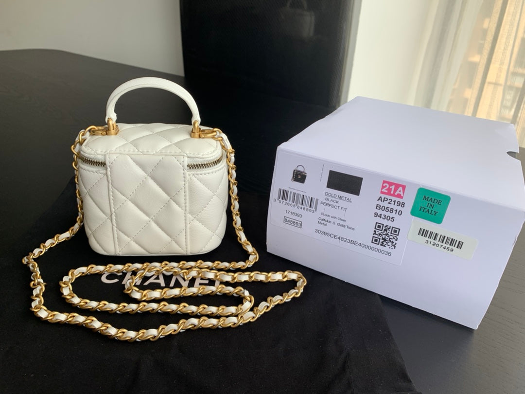 Chanel Small Vanity With  Chain Bag