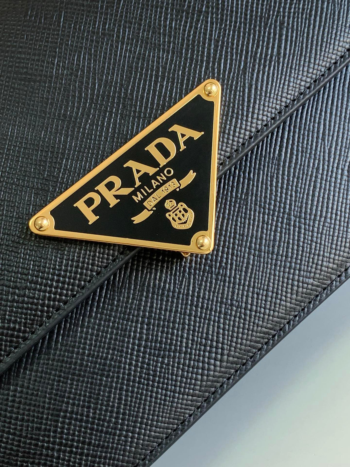 Prada Saffiano Leather Shoulder Bag