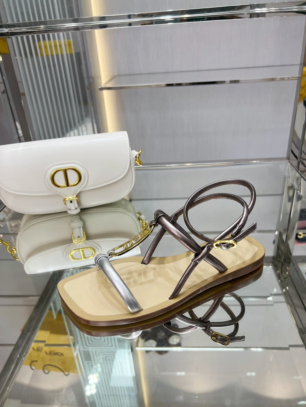 Fendi O'Lock Sandals