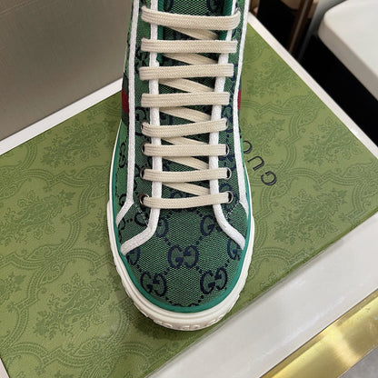 Gucci Tennis 1977 GG Multicolor High Top Sneakers