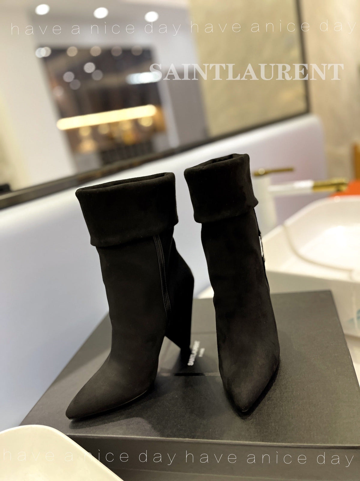 YSL Niki Boots