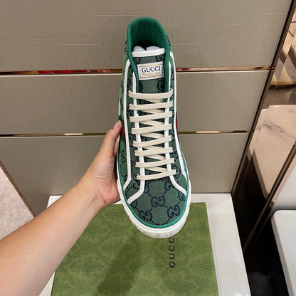 Gucci Tennis 1977 GG Multicolor High Top Sneakers