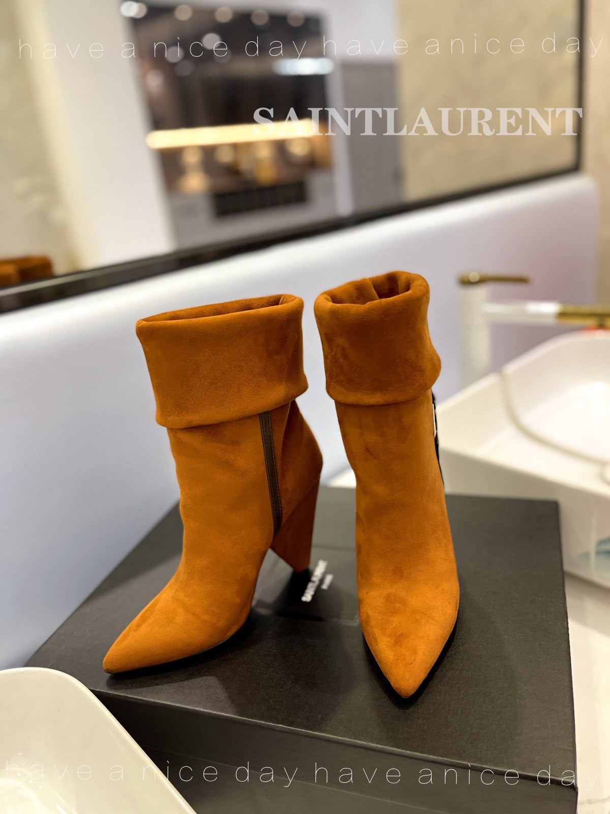 YSL Niki Boots