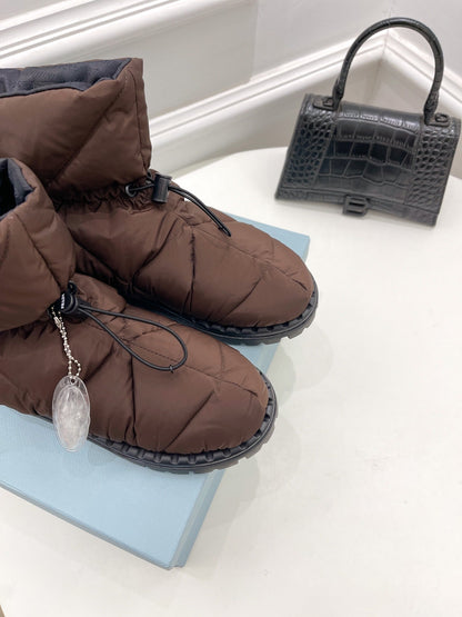 Prada  Paddled Nylon Boots