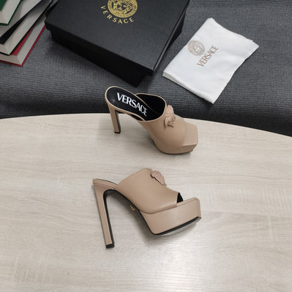Versace LA MEDUSA PLATFORM MULES