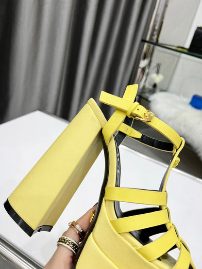 Versace La Medusa Platform Sandals