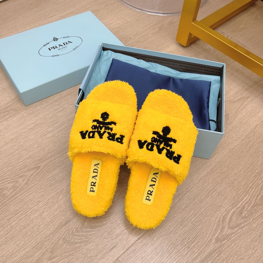Prada Terry Cloth Slides
