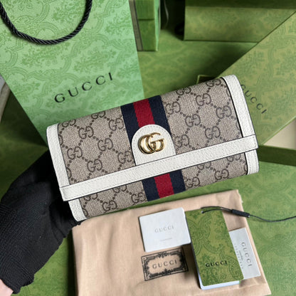 Gucci Ophidia GG Continental Wallet