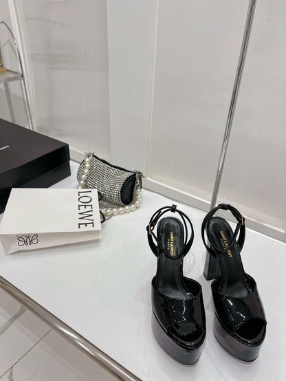 YSL Jodie Platform Sandals