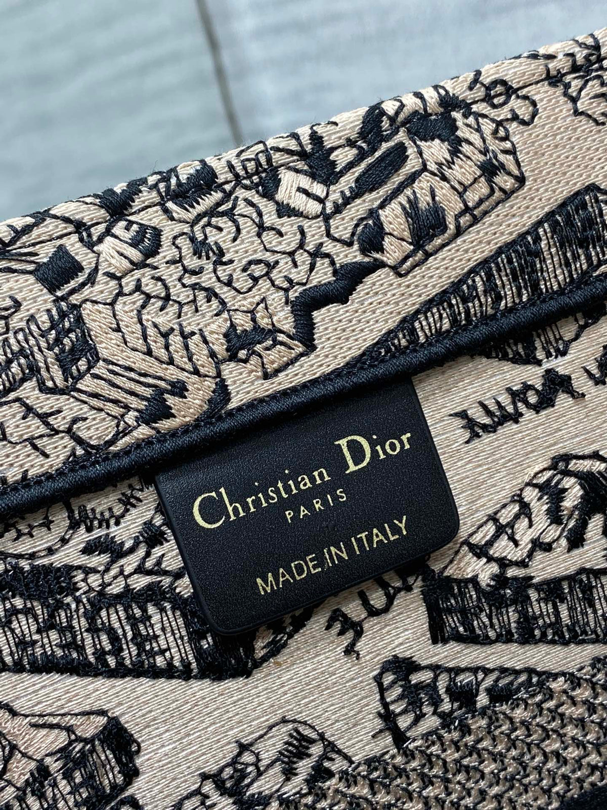 Christian Dior Book Tote Bag