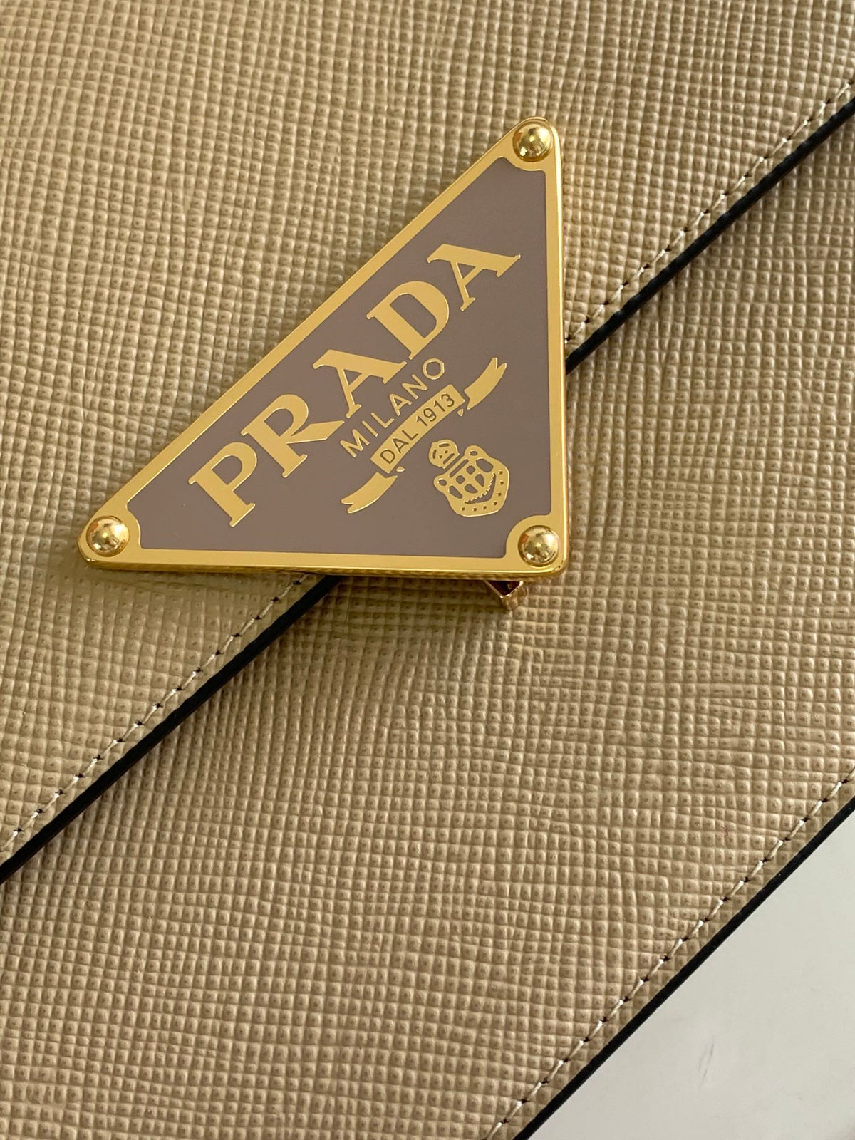 Prada Saffiano Leather Shoulder Bag