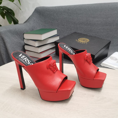 Versace LA MEDUSA PLATFORM MULES