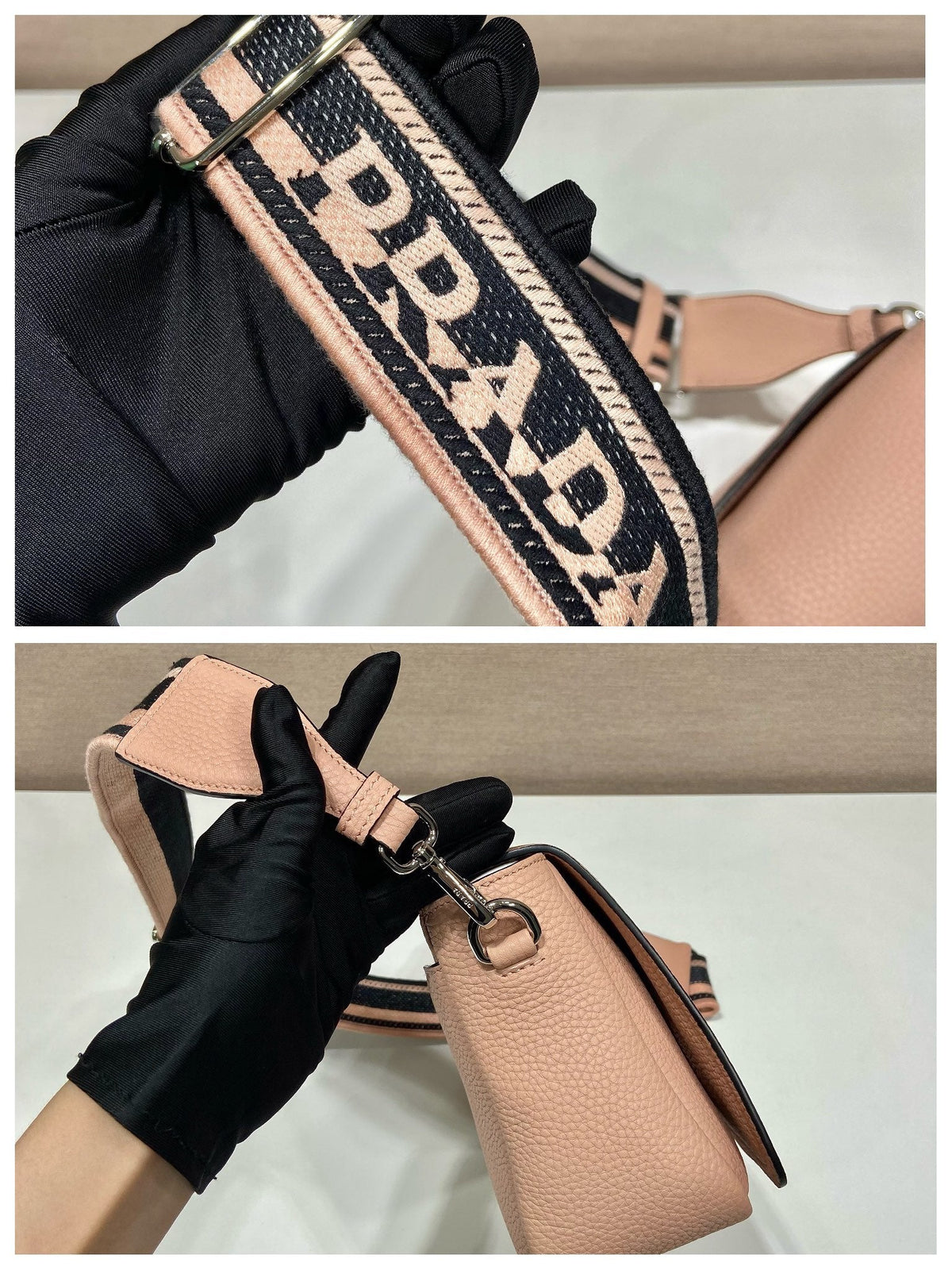 Prada  Leather Shoulder Bag