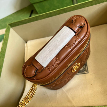 Gucci GG Matelasse Top Handle Mini  Bag