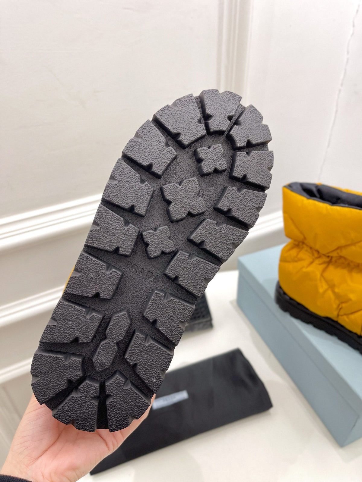 Prada  Paddled Nylon Boots