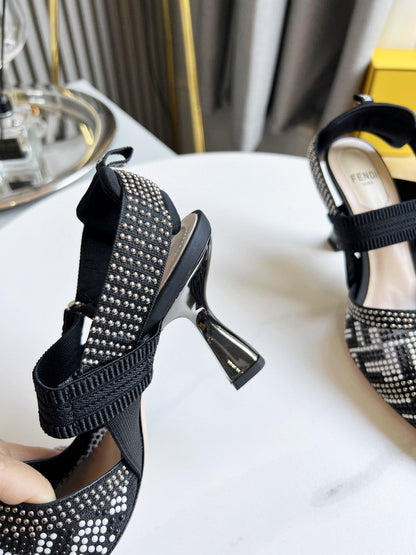 Fendi Colinri Slingback Heels